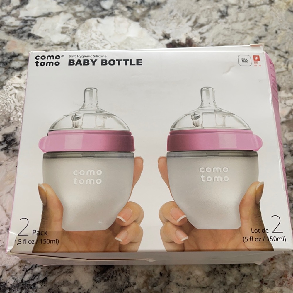 Como ToMo Baby Bottle (5oz) unused still in box.